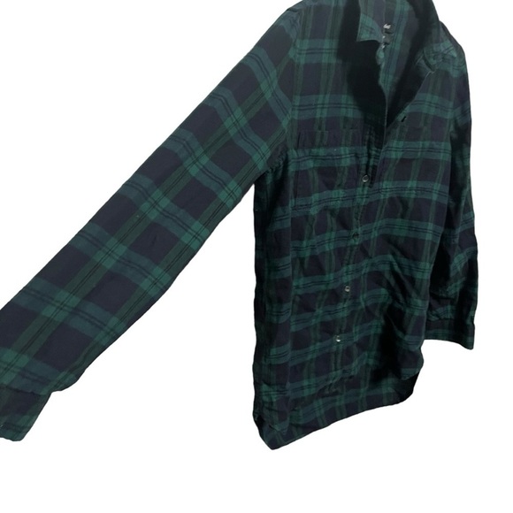 Madewell Classic Ex-Boyfriend Button Down Flannel Shirt - Picture 5 of 8